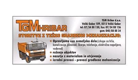 TGM HRIBAR, VELIKI GABER