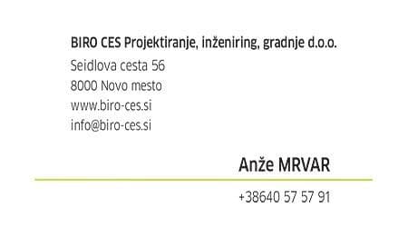 BIRO CES, NOVO MESTO