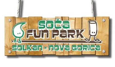ADRENALINSKI PUSTOLOVSKI PARK PRI SOLKANSKEM MOSTU ZA OTROKE IN ODRASLE KJER TEČE  SOČA