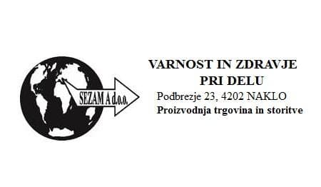 VARNOST IN ZDRAVJE PRI DELU, SEZAMA, NAKLO cover
