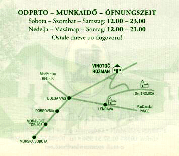 VINSKI HRAM ROŽMAN - BORHÁZ, LENDAVA