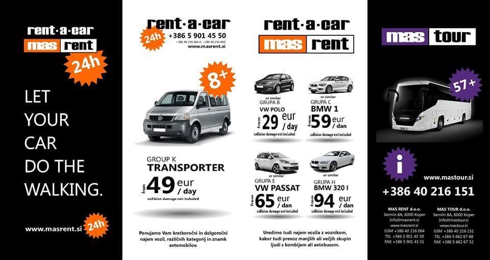 MAS RENT, KOPER