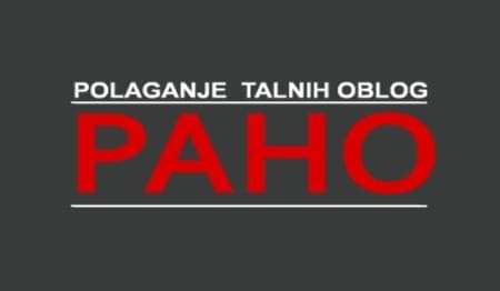 PAHO, POLAGANJE TALNIH OBLOG ROBERT HORVAT, MAČKOVCI