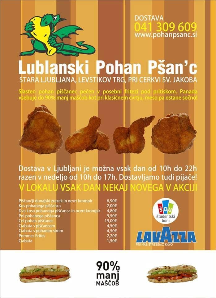 LUBLANSKI POHAN PŠANC, LJUBLJANA