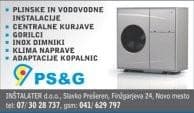 PS & G INŠTALATER, NOVO MESTO