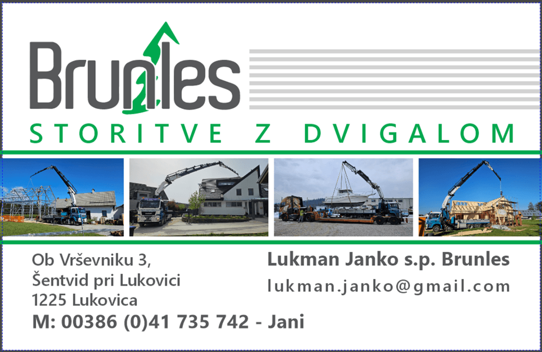 NAJEM DVIŽNE KOŠARE BRUN LES, najem avtokošare, avtodvigala, avtodvigalo HIAB cover