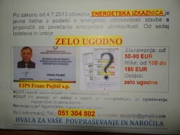 EIPS, IZDELAVA IN IZDAJA ENERGETSKIH IZKAZNIC, FRANC POJBIČ S.P., POSTOJNA logo