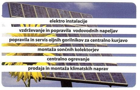 MONTAŽA, POPRAVILA IN VZDRŽEVANJE EKO IGOR LIPANJE, SEŽANA