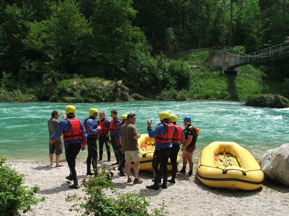 Piknik prostor Ljubljana Kajak šola tečaj