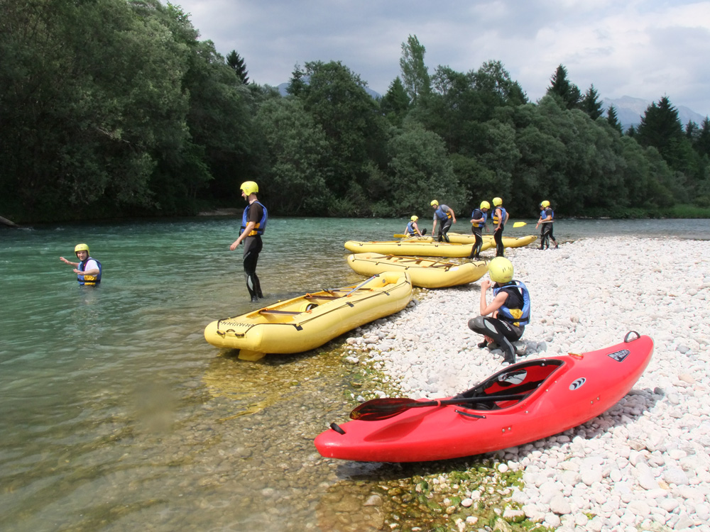 Piknik prostor Ljubljana Kajak šola tečaj