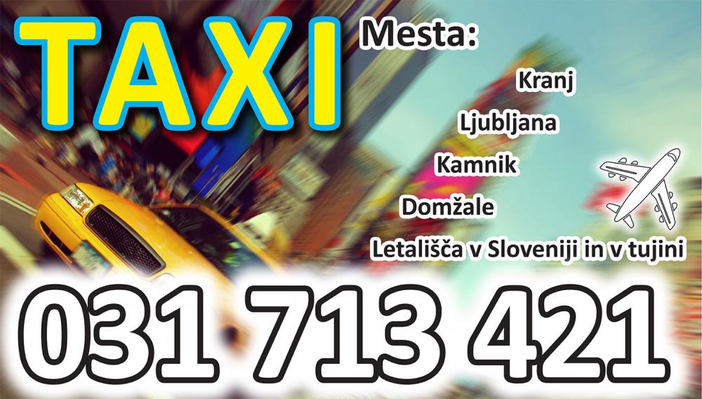 Taxi Kamnik Domzale Slovenija