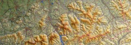 IZDELAVA ZEMLJEVIDOV panoramske karte mest, naselij in pokrajin