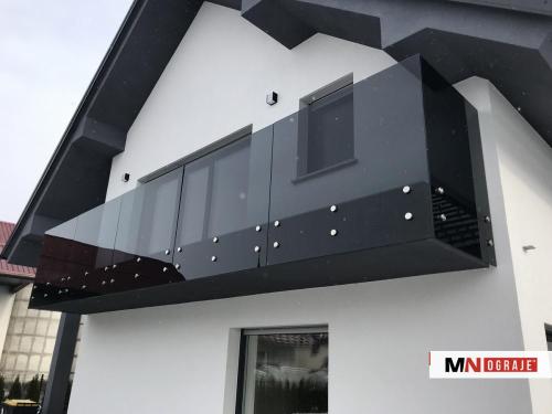 INOX OGRAJE S STEKLOM IZDELAVA INOX OGRAJ INOX STEBRIČKI