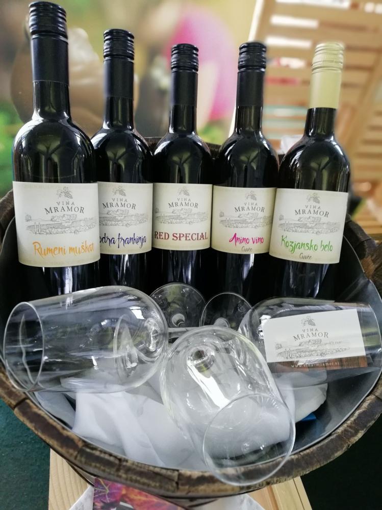 Degustacije vina, Vina Mramor