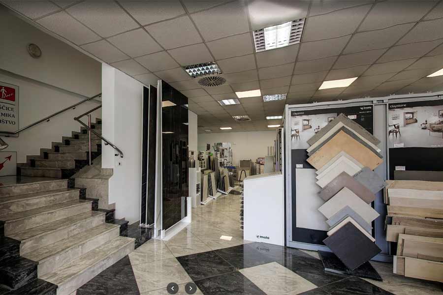 Kopalniška sanitarna oprema, Salon keramike
