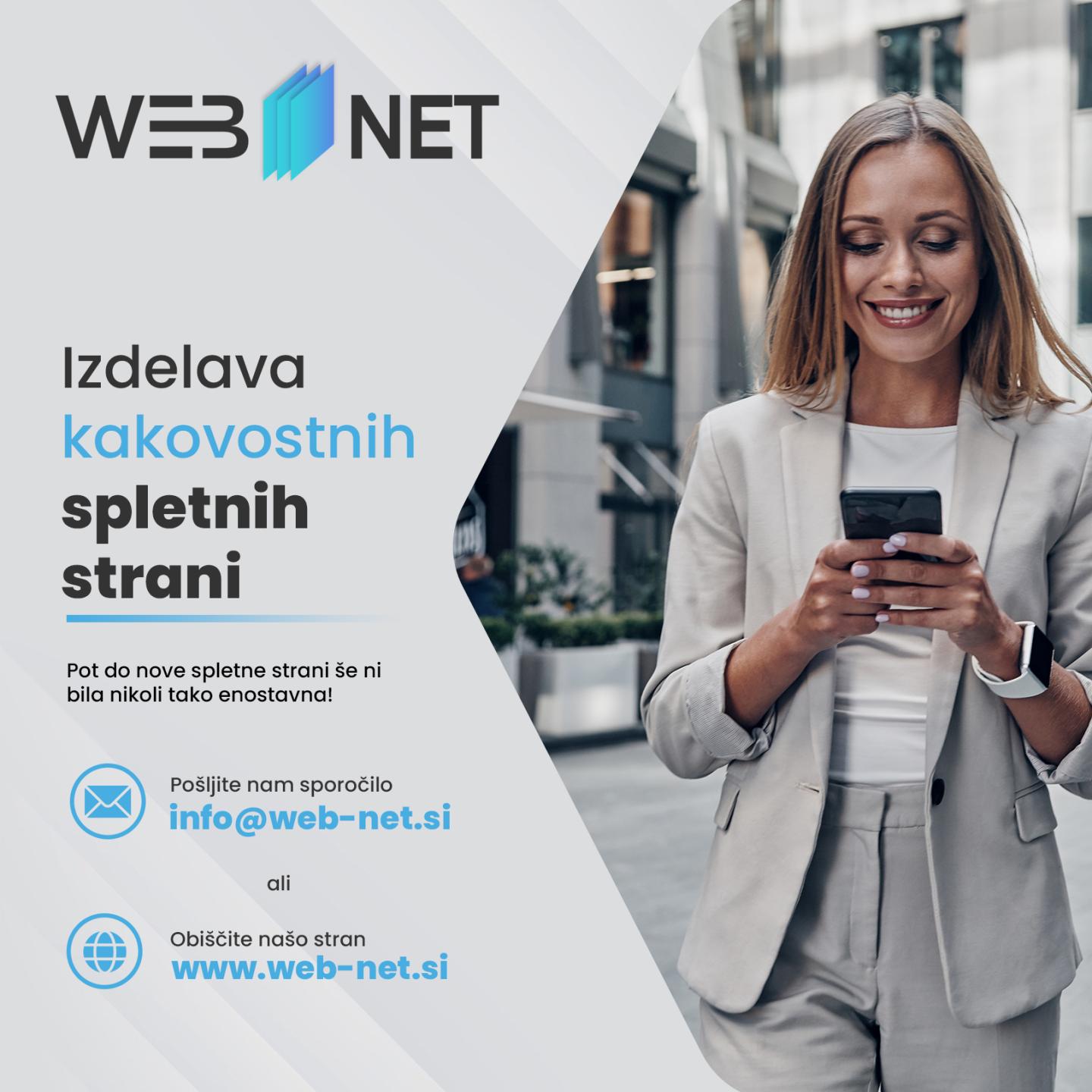 Izdelava spletne strani -Web-net