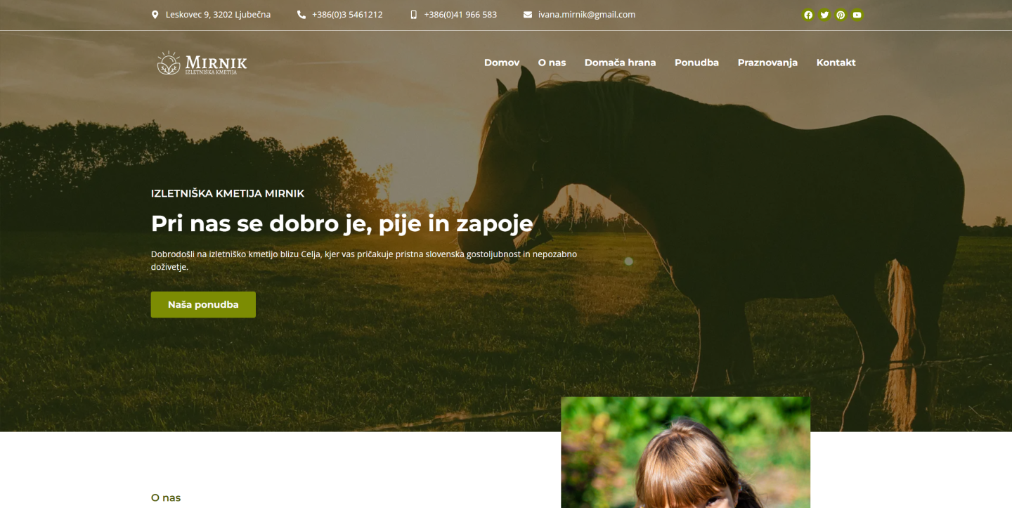 Izdelava spletne strani -Web-net