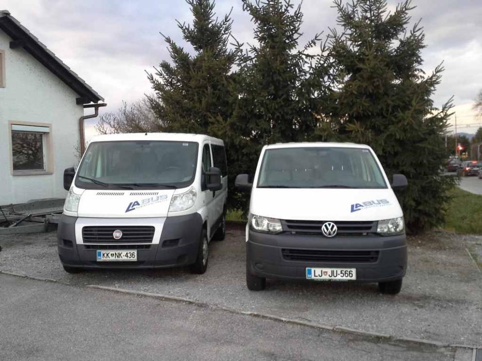 Taxi kombi prevozi, prevoz oseb, Labus, Brežice