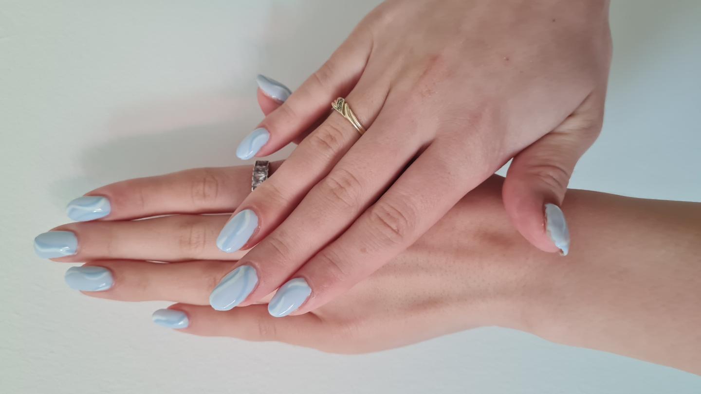 Gel nohti + nail art