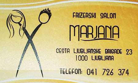 FRIZERSKI SALON MARJANA, LJUBLJANA