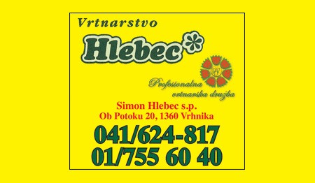 VRTNARSTVO HLEBEC, VRHNIKA