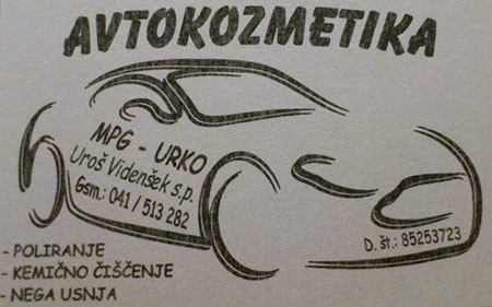 MPG URKO ČIŠČENJE VOZIL, LJUBLJANA MPG URKO ČIŠČENJE VOZIL, LJUBLJANA