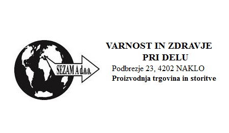 VARNOST IN ZDRAVJE PRI DELU, SEZAMA, NAKLO