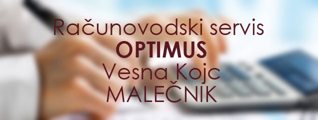 RAČUNOVODSKI SERVIS OPTIMUS, VESNA KOJC, MALEČNIK