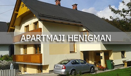 APARTMAJI HENIGMAN, BOHINJ RIBČEV LAZ