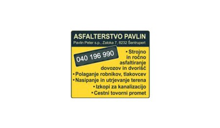 ASFALTERSTVO PAVLIN, ŠENTRUPERT